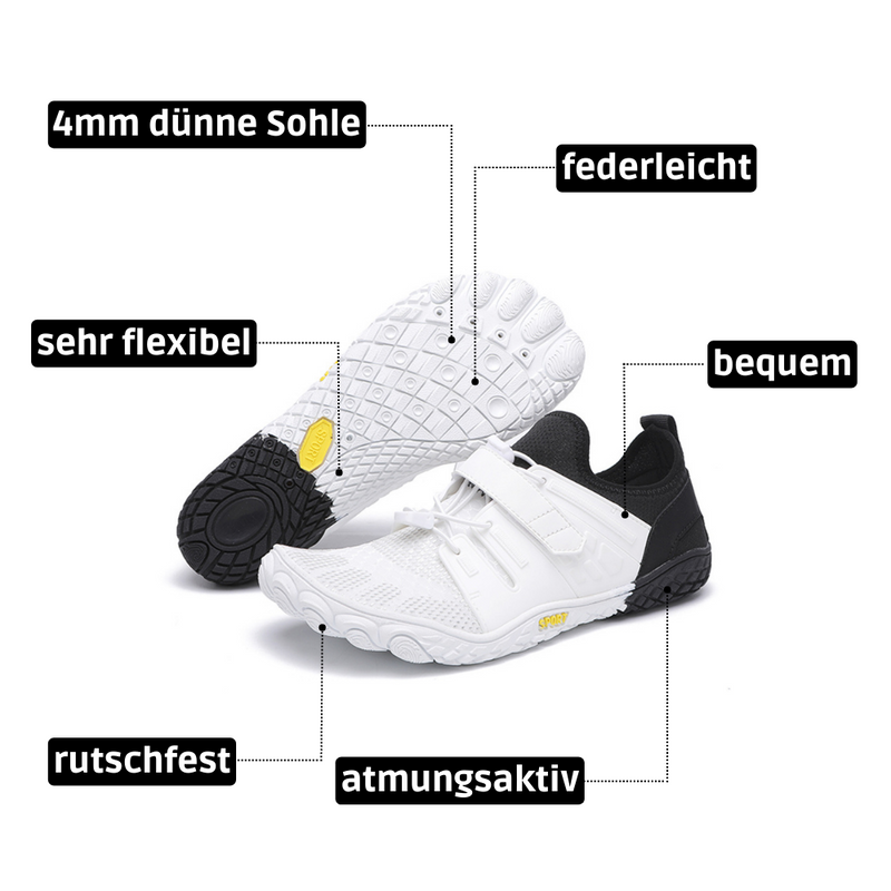 Sneakly Shuffle - rutschfeste universal Barfußschuhe