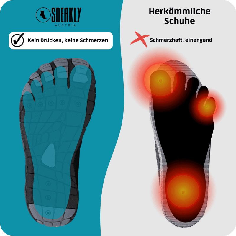 Sneakly Vibe - rutschfeste universal Barfußschuhe